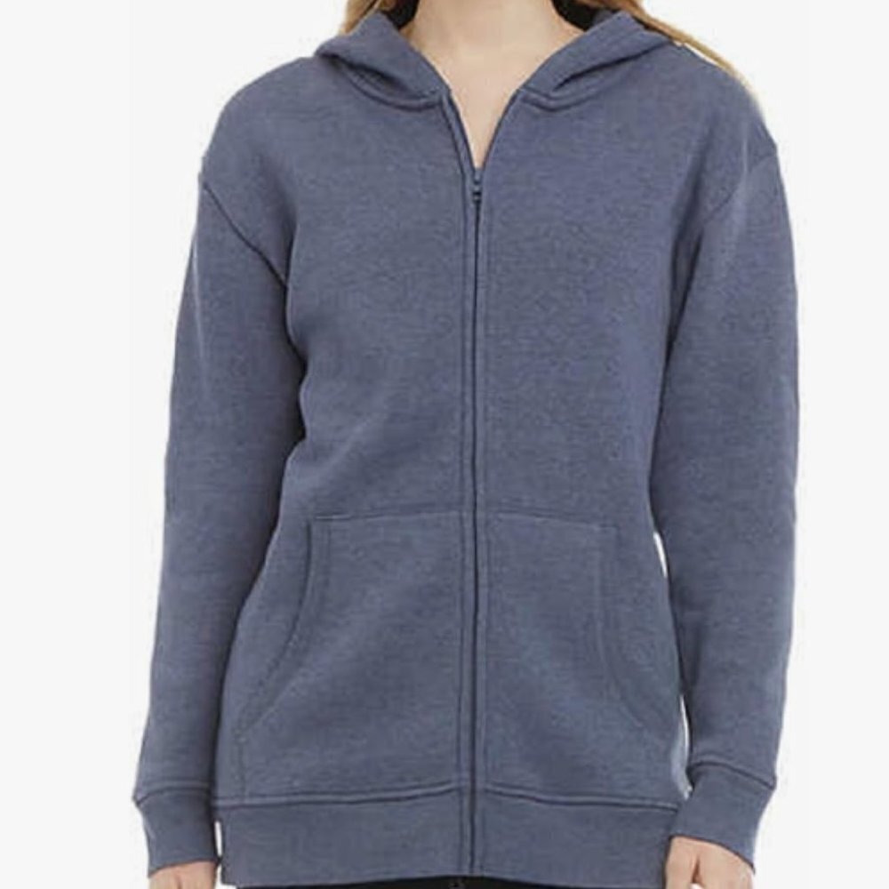 Danskin Women's Ultra Cozy Fleece Full Zip Hooded Jacket